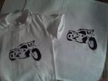 Motorcycle Baby Tees and Napkins
